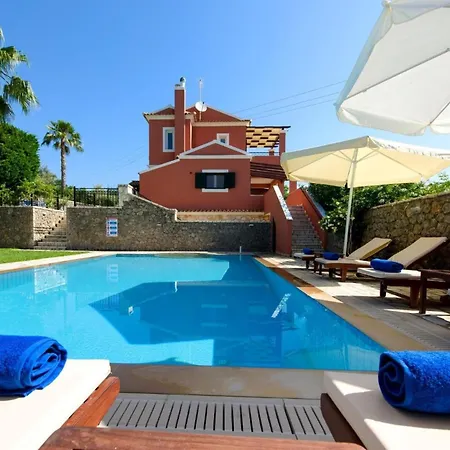 别墅 Luxury Corfu Dassia Rose Private Pool 4 Bedrooms *