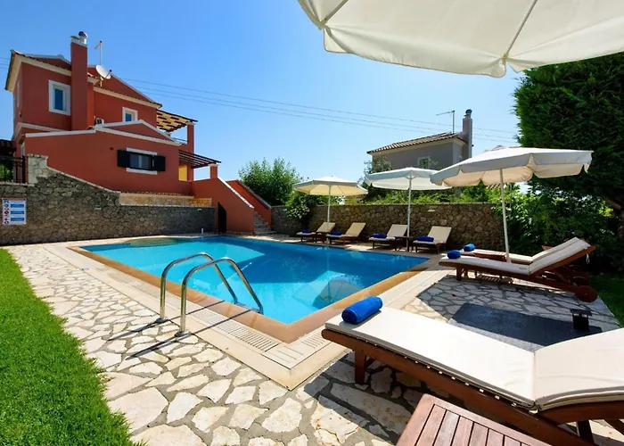 Luxury Corfu - Rose - Private Pool - 4 Bedrooms 빌라 *