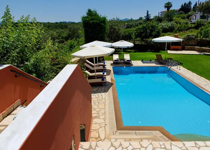 Luxury Corfu - Rose - Private Pool - 4 Bedrooms 빌라 *