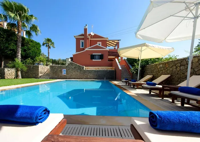 Willa Luxury Corfu - Rose - Private Pool - 4 Bedrooms *