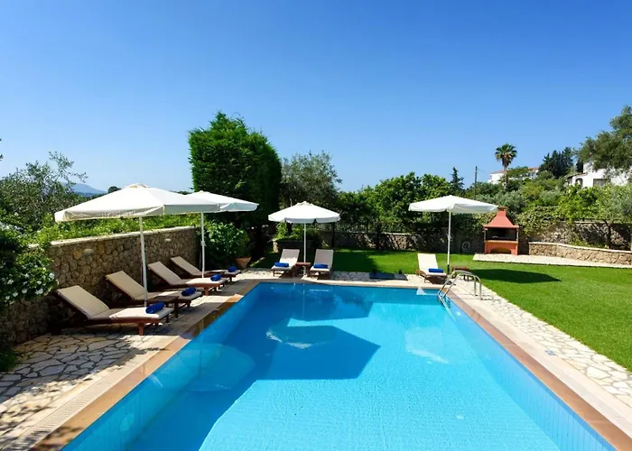 Luxury Corfu - Rose - Private Pool - 4 Bedrooms Вилла *